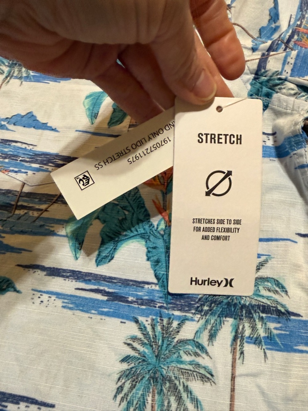 Hurley Mens Tropical Hawaiian Button Down Shirt Size S NWT - Picture 4 of 7